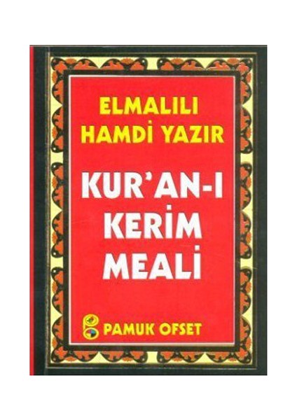 Kur'An-I Kerim Meali (Cep Boy) (Elmalılı-012)-Elmalılı Muhammed Hamdi Yazır