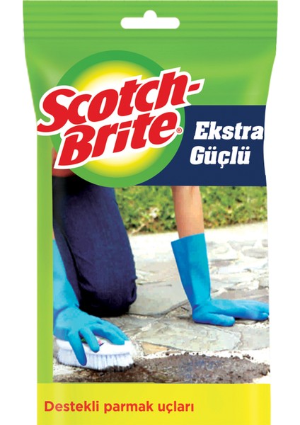 Ekstra Güçlü Elma Kokulu Eldiven No: 7