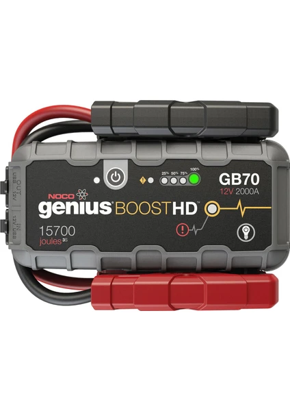 Noco Genius Gb70 12V 2000Amp Ultrasafe Lityum Akü Takviye + Powerbank + Led Lamba