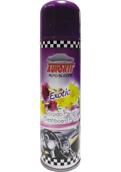 Torpido Parlatıcı Kokulu Oto Silikonu Exotıc 220 Ml