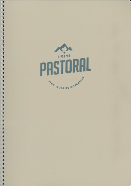 A4 Defter 96 Yp.Çizgili Spr. Pp. Kpk. Kahve Pastoral