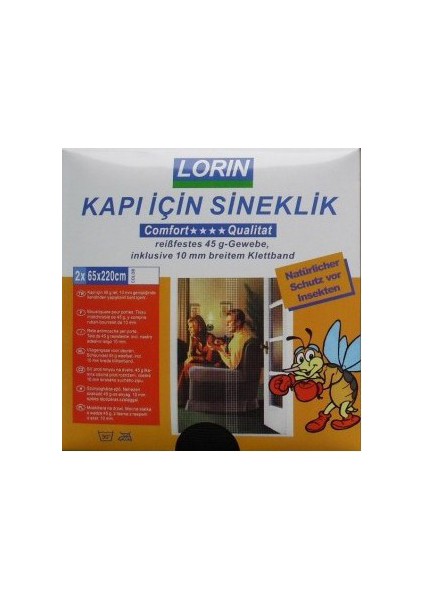 Kapı Sineklik Lux-Siyah