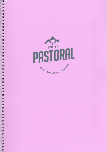 A4 Defter 96 Yp.Çizgili Spr. Pp. Kpk. Mor Pastoral