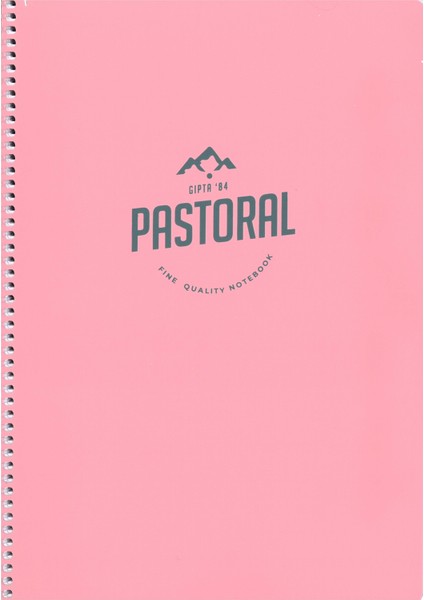 A4 Defter 96 Yp.Çizgili Spr. Pp. Kpk. Pembe Pastoral
