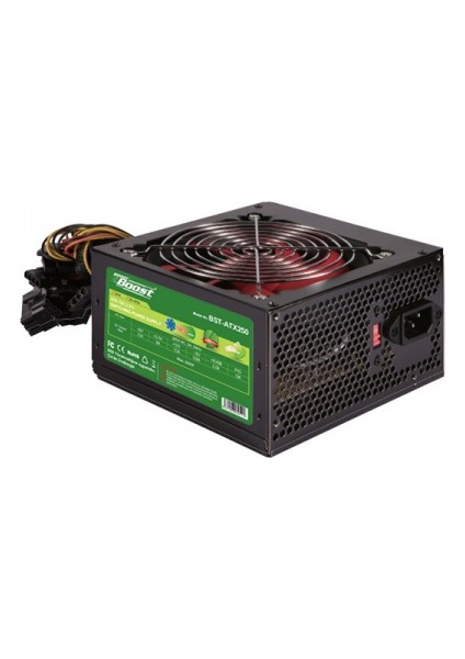 BST-ATX250R 250w 12cm Kırmızı Fanlı ATX Power Supply