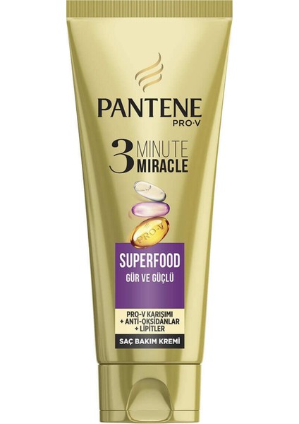 3 Minute Miracle Saç Bakım Kremi Superfood 3 x 200 ml