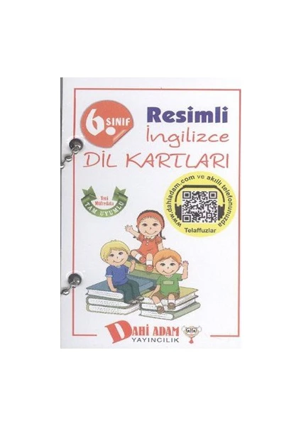 Dahi Adam 6. Sınıf Resimli İngilizce Dil Kartları