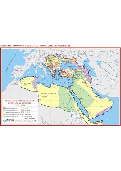 Osmanlı İmparatorluğu’Nun Kuruluş Ve Yükselişi Haritası