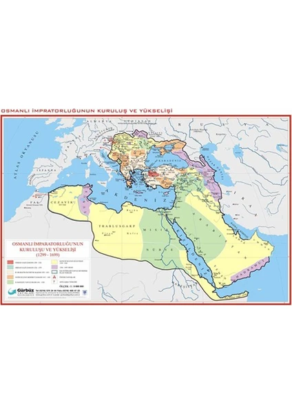 Osmanlı İmparatorluğu’Nun Kuruluş Ve Yükselişi Haritası