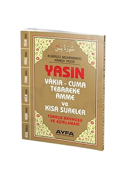 Çanta Boy Türkçeli Üçlü Yasin - Fihristli (043F)