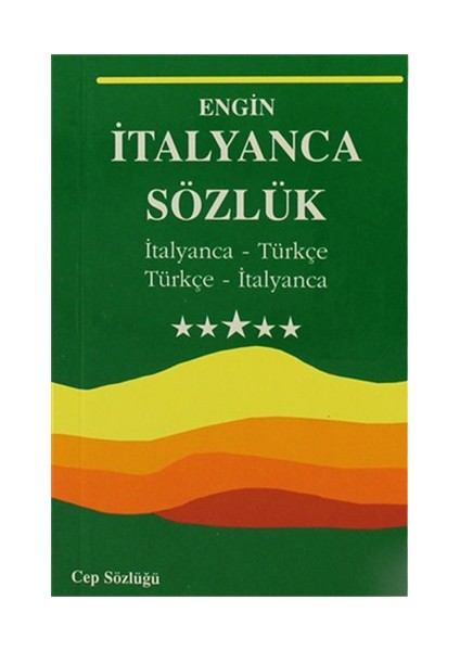 İtalyanca Sözlük / Dizionario Italiano (Cep Sözlüğü)