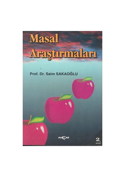 Masal Araştırmaları-Saim Sakaoğlu