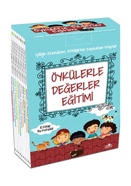 Öykülerle Değerler Eğitimi Seti (10 kitap) - Saide Nur Dikmen