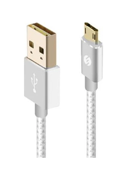 Swapp Sw-A1 Micro Usb 1M Gri Data + Şarj Kablosu