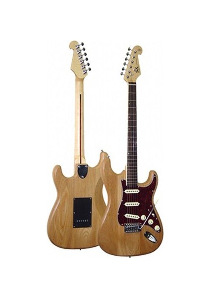 Stratocaster Elektro Gitar (Vintage Naturel)