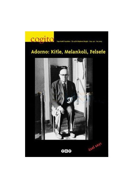 Cogito 36 - Adorno Özel Sayısı