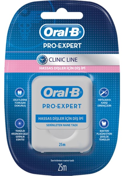 Diş İpi Pro-Expert Clinic Line 4 x 25 m