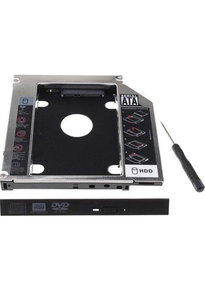 Codmax 12.7mm Notebook Slim 2.5" Sata HDD ve SSD Disk Kutusu (CDG-HDC-127)