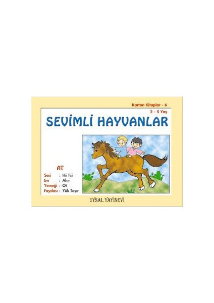 Sevimli Hayvanlar - Karton Kitaplar 6