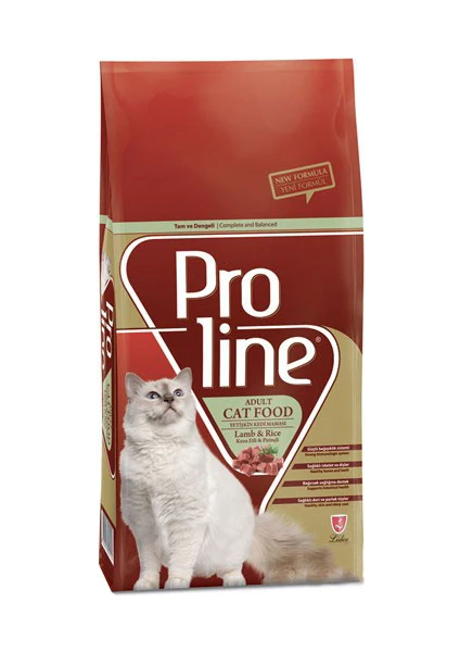 Proline Cat Lamb & Rice Kuzu Etli & Pirinçli Yetişkin Kedi Maması 15 Kg