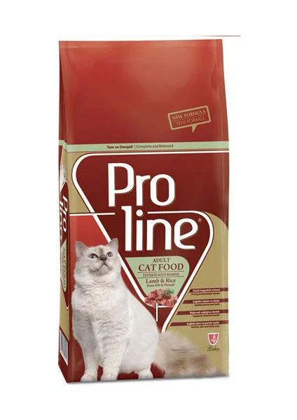 Proline Cat Lamb & Rice Kuzu Etli & Pirinçli Yetişkin Kedi Maması 1.5 Kg