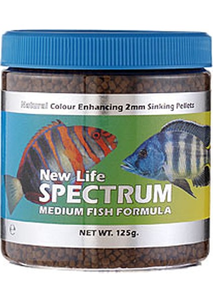 New Life Spectrum Medium Fish Formula 125 Gr. Balık Yemi