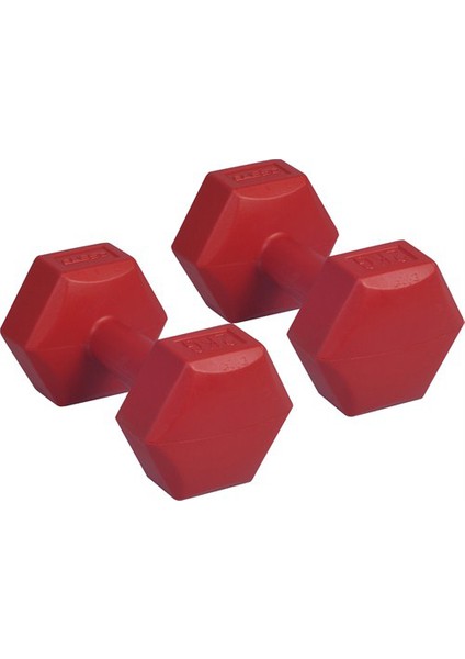 Köşeli Plastik Dambıl Set (Kutuda Çift)