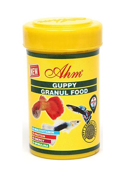 Guppy Granul Food 100 Ml Balık Yemi