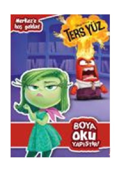 Disney Ters Yüz Boya Oku Yapıştır