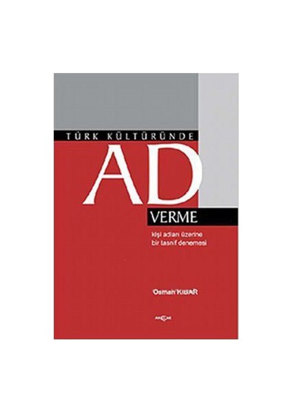 Türk Kültüründe Ad Verme-Orhan Kibar
