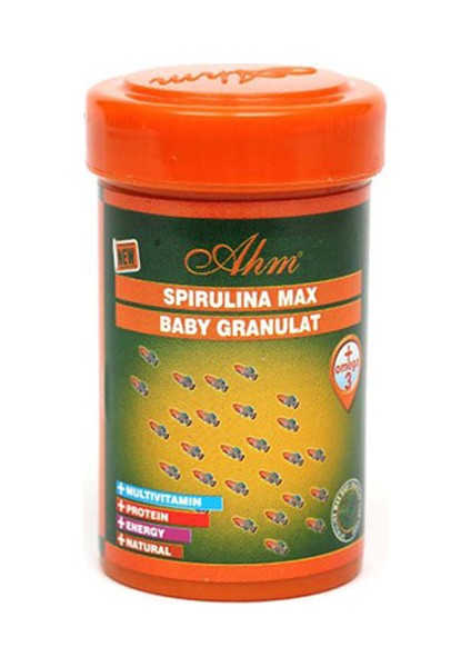 Spirulina Max Baby Gran. 100 Ml Balık Yemi