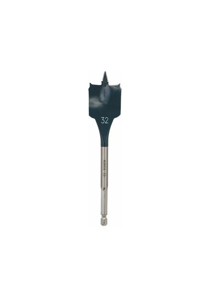 - Self Cut Speed Serisi Ahşap İçin Yaprak Matkap Ucu, Altıgen Şaftlı - 32 X 152 Mm