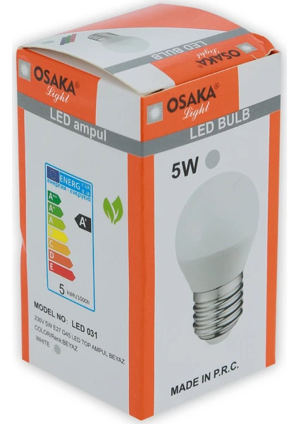 Osakalight 6W-50watt Led Top Ampul E27 Beyaz