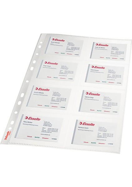 Kartvizit Poşeti (10 Adet) Şeffaf 78930