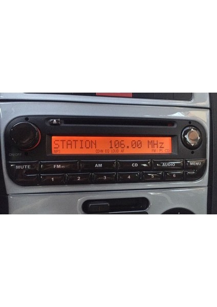 Fiat Punto Parlak Siyah Piano Black Teyp Tuş Takımı