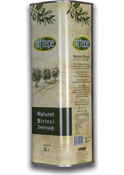 Naturel Birinci Soğuk Sıkım Zeytinyağlarıı 2 lt