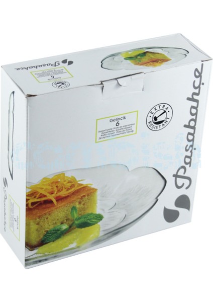 Gelincik 6'lı Pasta Tabağı