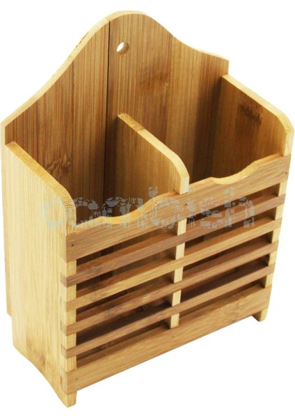 Bambu Orta Boy Ahşap Kaşıklık
