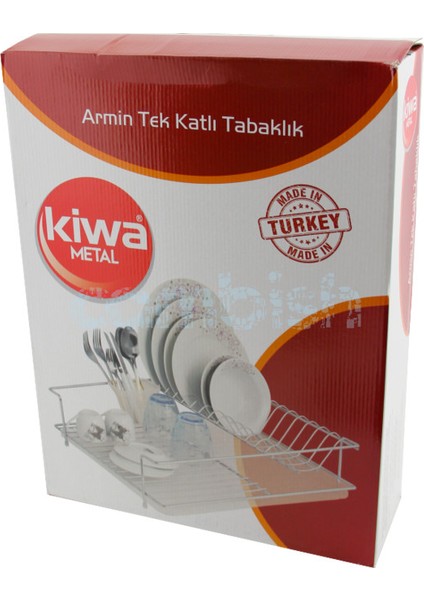 Armin Tek Katlı Metal Bulaşıklık