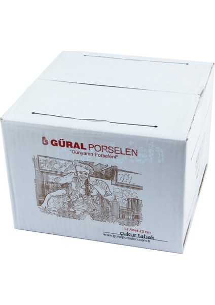 12 Parça Çukur Tabak 22CM