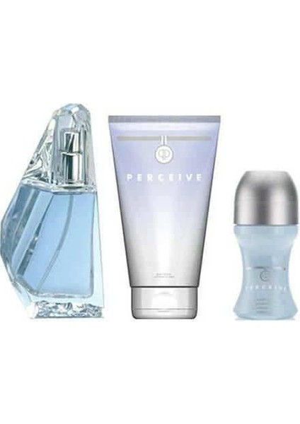 Perceive Bayan Parfüm Edp 50 ml 3'lü Set