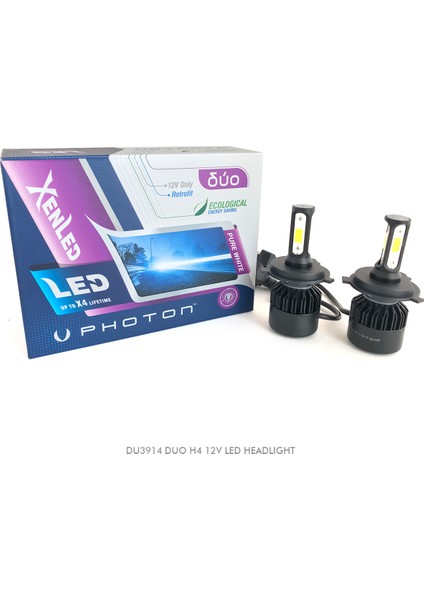Duo Led Xenon Far Ampulu H1 / H3 / H4 / H7 / H10 / H11/ H27 / 9005 / 9006