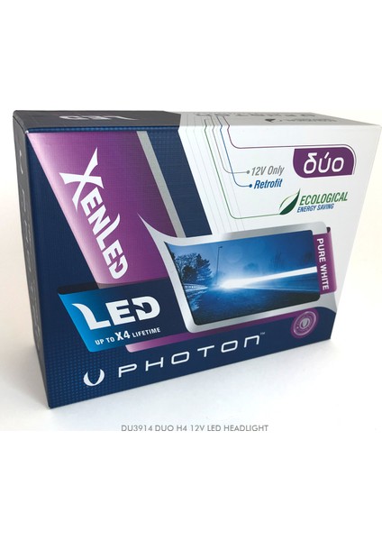 Duo Led Xenon Far Ampulu H1 / H3 / H4 / H7 / H10 / H11/ H27 / 9005 / 9006