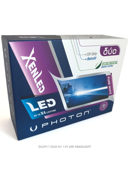 Duo Led Xenon Far Ampulu H1 / H3 / H4 / H7 / H10 / H11/ H27 / 9005 / 9006