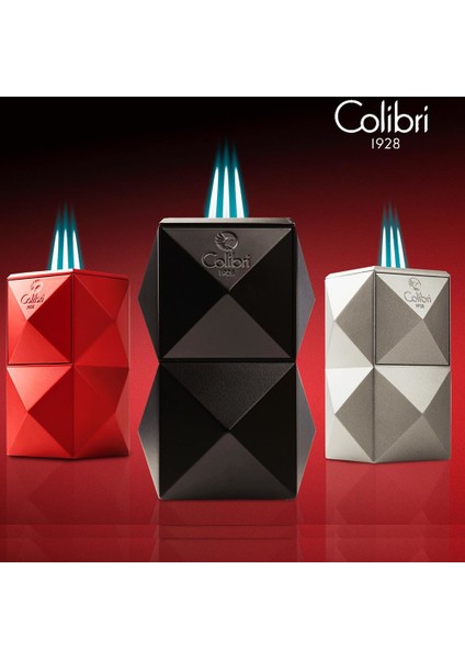 Quasar Masa Çakmağı 3 Alev Gunmetal Lı710T3