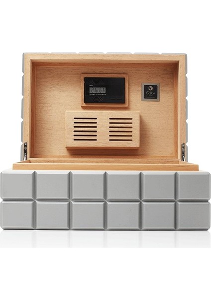 Heritage Humidor Puro Kutusu Hu500T3 Mat Grey 125'S