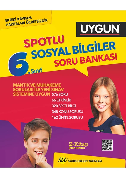 Sadık Uygun Yayınları 6. Sınıf Sosyal Bilgiler Soru Bankası