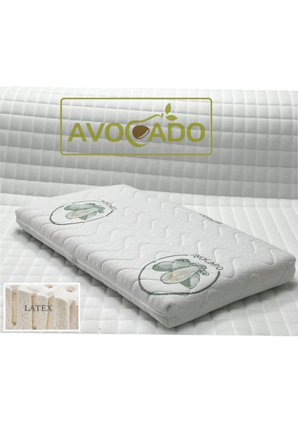 40x90 Avocado Cotton Lateks Bebek Yatağı 40*90 Latex Yatak 5 cm Thermo + 4 cm Lateks ( 10 cm )