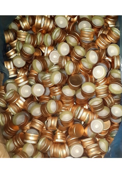 Plastik Akıtıcılı Metalik Şişe Kapağı 31,5 x 44 mm 100 Adet