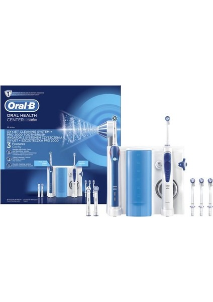 Oxyjet Ağız Duşu Center OC501 + Pro 2000 Diş Fırçası Bakım Seti’